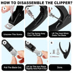 Black Adjustable Nail Clippers - Image 6