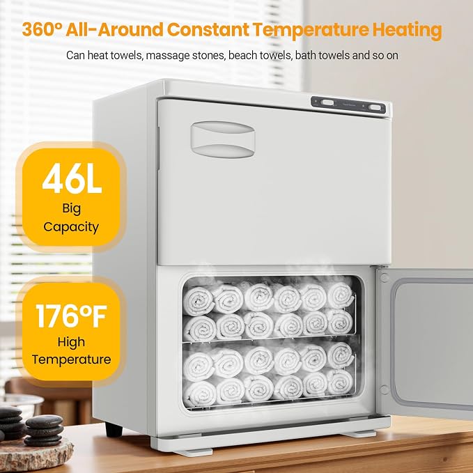 Hot Towel Warmer SalonDepot 46L Large Capacity Spa Towel Warmer - Image 2