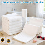 SmoothNovelty 8 Pack Microfiber Bath Towels Bulk 27'' x 60'' Oversized Beach - Image 4