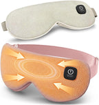 Cordless Heated Eye Mask with 1500mAh Large Battery, 4 Heat Levels & 100% by REFDAQ