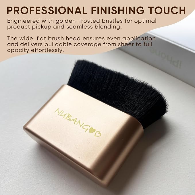 Professional Kabuki Foundation Brush, Makeup Brush, Self Tanner Brush, Self - Image 2