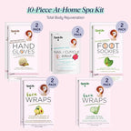 SpaLife 10 Piece Korean Face Mask & Moisturizing Hand Gloves Set | Korean - Image 2