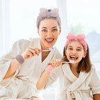 CIEHER 12 PCS Makeup Headband for Women Wrist Washband Scrunchies Cuffs for - Image 7
