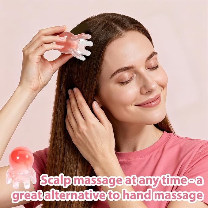 2 Pcs Scalp Massager Tool, Head Massager Comb Point Massage Comb Head SPA - Image 5
