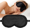 Silk Sleep Mask for Women: 100% Mulberry Silk Eye Mask, Soft Wavy Edge Eye by spacepower