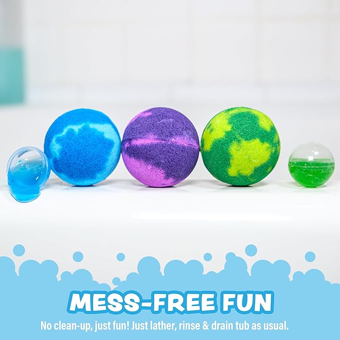 Tub Works Super Goo Bath Slime 'Surprise' Bombs, 6 Pack | Kids Bath Bombs - Image 6
