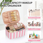 OCHEAL Makeup Bag, Travel Makeup Organizer Bag, Large Capacity Cosmetic Bags - Image 4