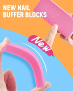 MORGLES Cuticle Remover Tools, Nail Files and Buffers Set - Image 3
