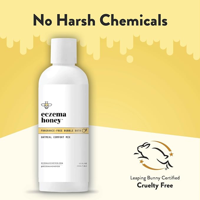 ECZEMA HONEY Fragrance-Free Oatmeal Comfort Bubble Bath - Image 5