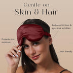 ZIMASILK Adjustable 22 Momme 100% Mulberry Silk Sleep Mask, Upgraded 3D - Image 3