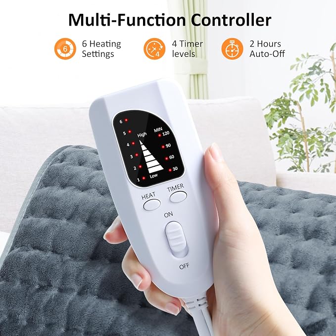 Heating pad for Back/Shoulder/Neck/Abdomen, Electric Heating Pads - Image 3