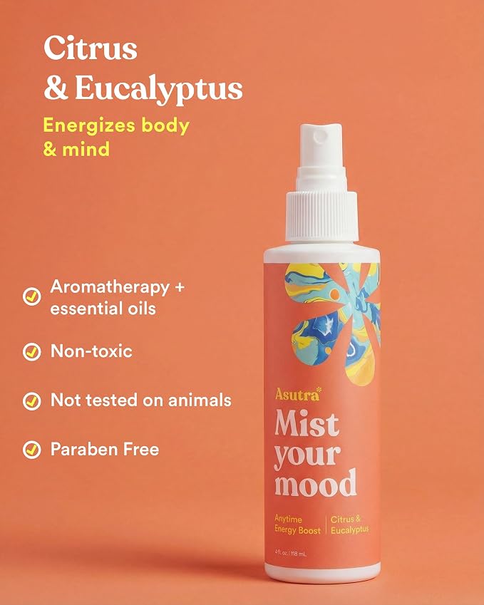 ASUTRA Multi-Use Essential Oil Aromatherapy Spray, 4 fl oz – Mist - Image 2
