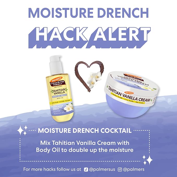 Palmer's Cocoa Butter Formula Body Oil, Moisture Drenching Tahitian Vanilla - Image 8