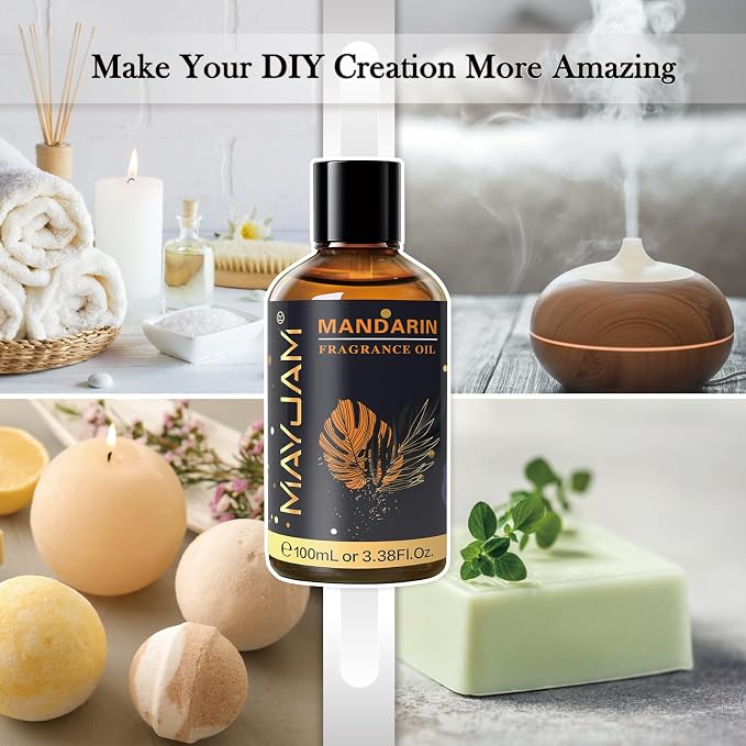 MAYJAM 100ML/3.38FL.OZ Mandarin Fragrance Oils - Image 5