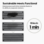 Razborci 2 Pack Fast Drying Water Absorbing Diatomite Stone Mat Tray - Image 5
