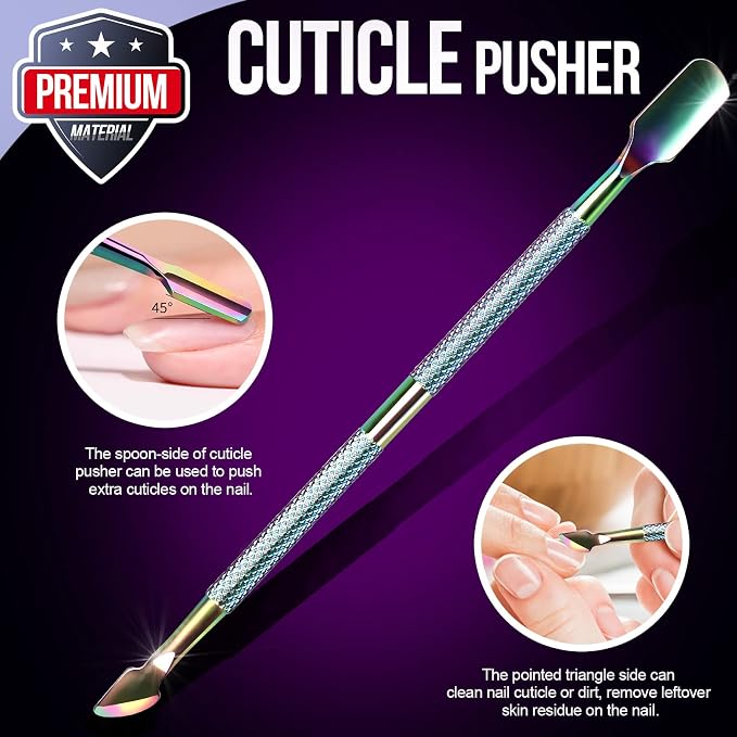 FANDAMEI Cuticle Kit, Manicure Pedicure Tools, Nail Cuticle Nippers, Ingrown - Image 4