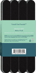 Cliganic 12 Pack Nail File Set: 180/240 Grit | Professional Emery Boards - Image 4