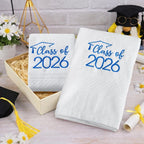 MASHAN Class of 2026 Graduation Hand Towels 3 Pack, 100% Cotton Soft Absorbent - Image 5