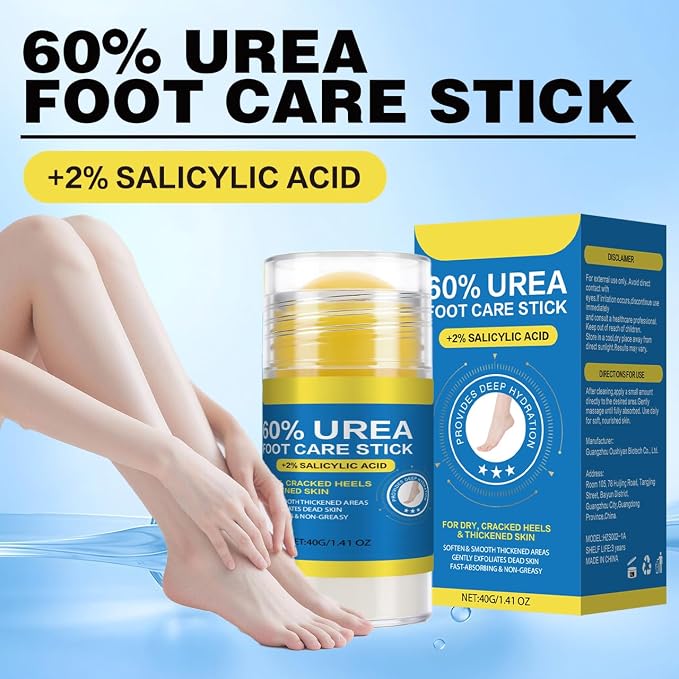 60% Urea Cream Stick plus 2% Salicylic Acid, Maximum Strength Urea Foot Cream - Image 8