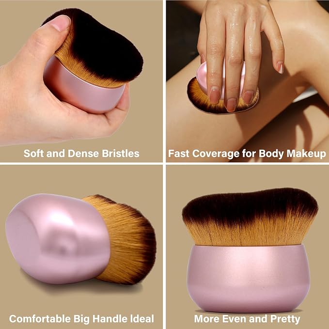 Extra Large Body Makeup Brush For Self Tanner, Leg Makeup &Bronzer Blend - Image 6