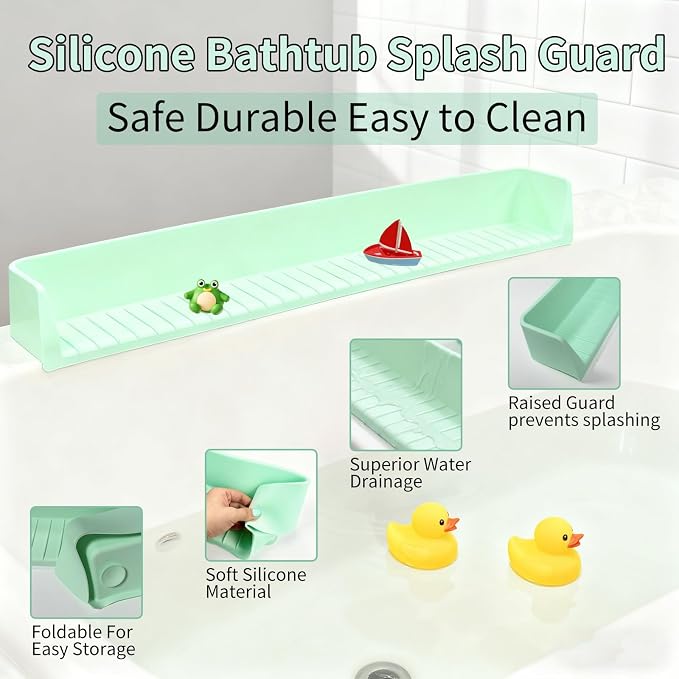 Bathtub Splash Guard for Tub Kids - Image 6