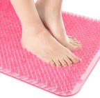 OTHWAY Non Slip Grassy Bathtub Mat : 25.6X13.4 inches Sturdy But Soft Bath by OTHWAY