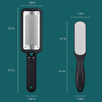 Foot Files Callus Remover 2 Pcs Stainless Steel Professional Pedicure Foot Rasp - Image 6