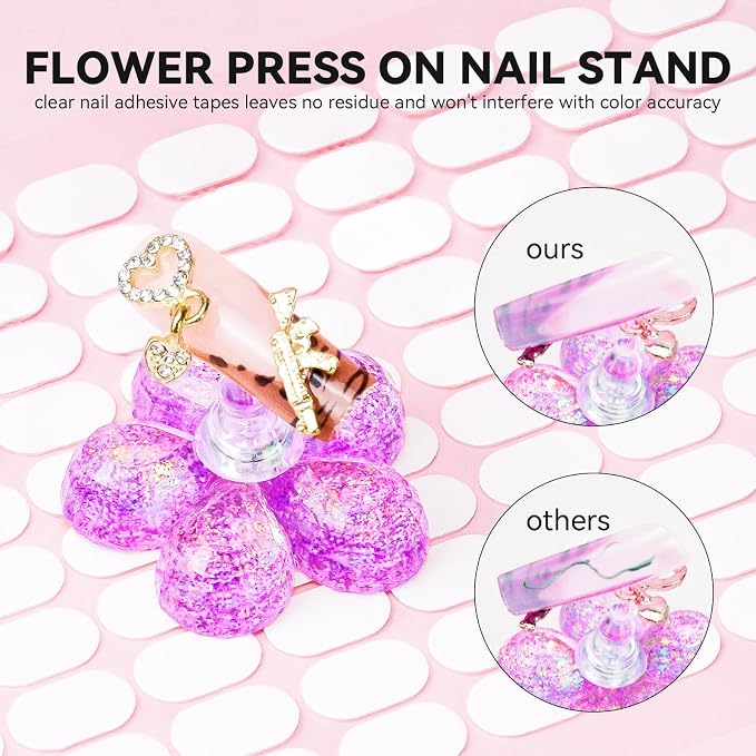 Nail Stand for Press On Fake Nails Painting Display Practice, Powerful Magnetic - Image 5