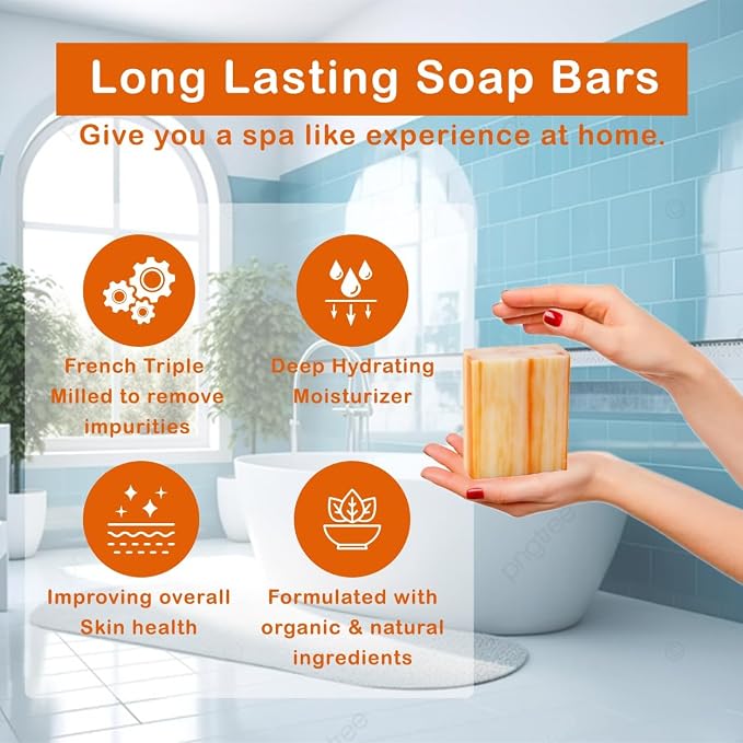 Simple Scents Australia Orange Zest Scented Natural Soap Bars, 3.5oz - Image 5