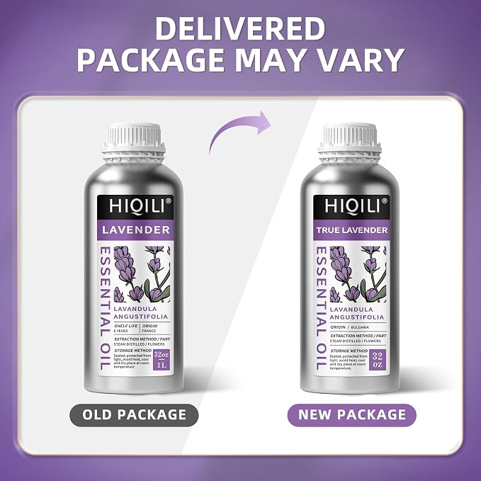 HIQILI Lavender Essential Oil Large Capacity, 100% Natural - Image 8