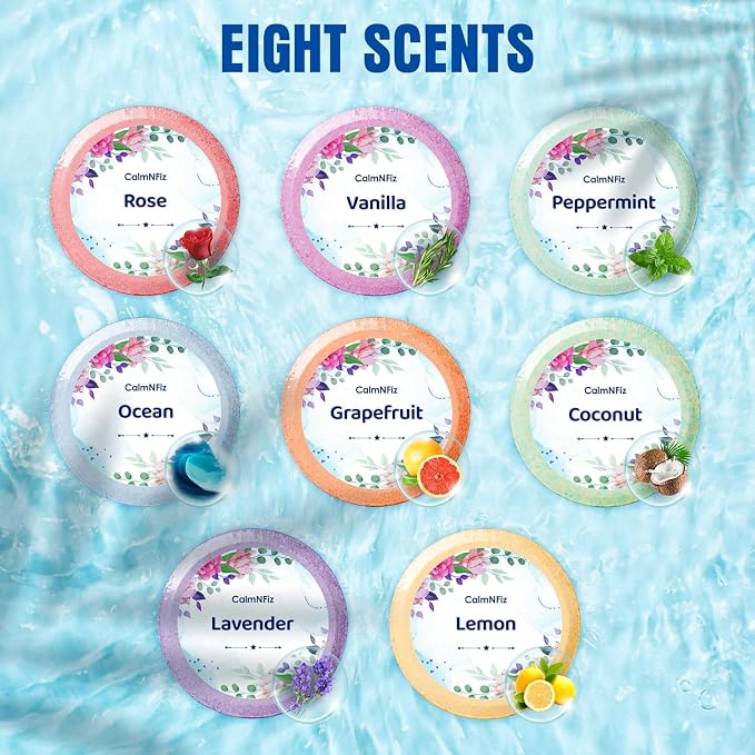 CalmNFiz Shower Steamers Aromatherapy 16 Pack – Gifts - Image 3