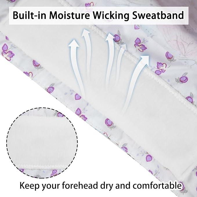 Scrub Caps Women Bouffant Scrub Hats Caps Nurses, Adjustable Working Cap - Image 5