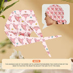Adjustable Scrub Cap with Buttons & Sweatband, Working Hat with Elastic Tie Back - Image 5