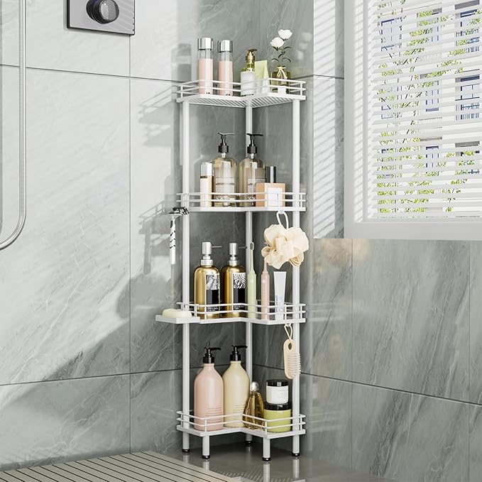 Consumest Corner Shower Caddy Standing by Consumest