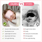 Kids Sleep Mask, 100% Real Mulberry Silk Eye Mask, Sleeping Mask - Image 6