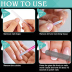 Glass Nail File Buffer with Case - Image 8