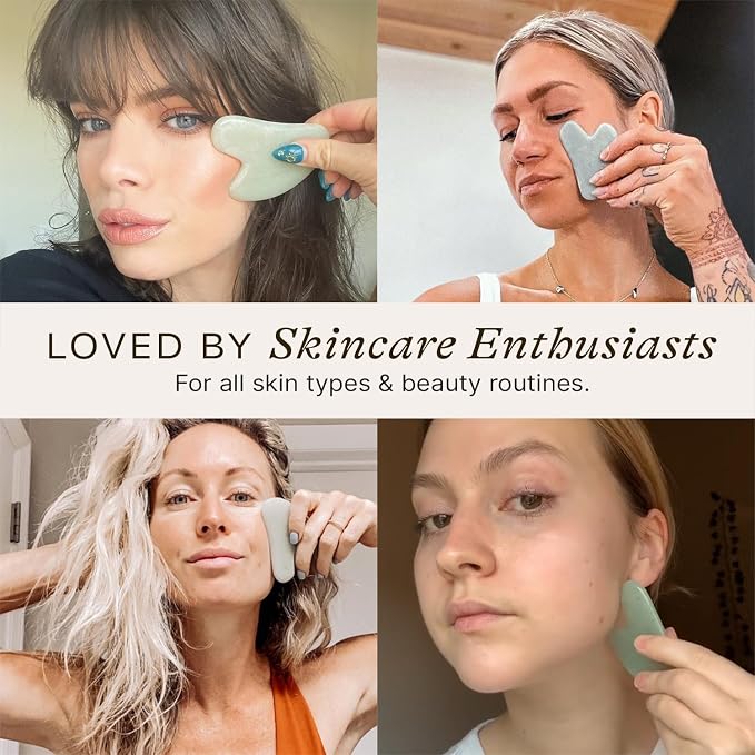 Beauty by Earth Jade Gua Sha Facial Tools - Image 8