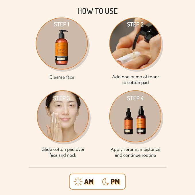 Eve Hansen Vitamin C Toner for face | 8 oz Hydrating Facial Toner Pore Minimizer - Image 7