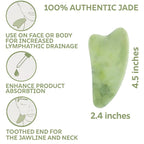 Daily Concepts Gua Sha Jade Facial Tool, Renews Skin By Increasing Blood Flow - Image 7