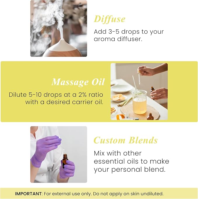 Handcraft Blends Lemon Essential Oil – 1 Fl Oz – 100% Pure and Natural – - Image 6