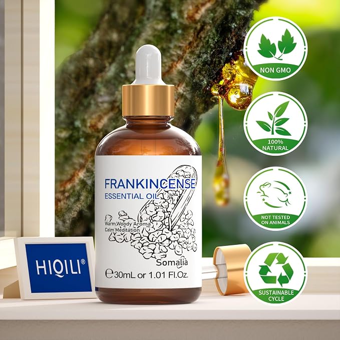 HIQILI 30ML Frankincense Essential Oil, Skin Care, Camp Atmosphere Creation - Image 8