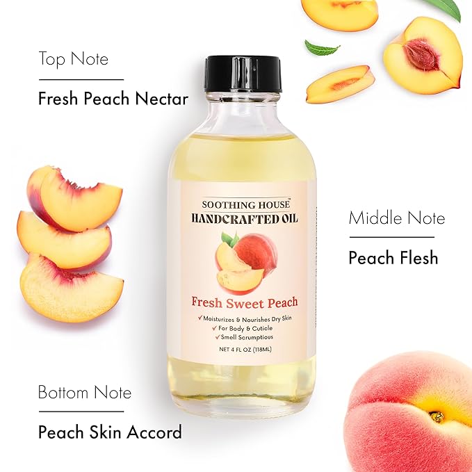 Fresh Sweet Peach Body Oil - Image 7
