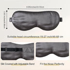 ZIMASILK Adjustable 100% 22 Momme Mulberry Silk Sleep Mask - Image 4