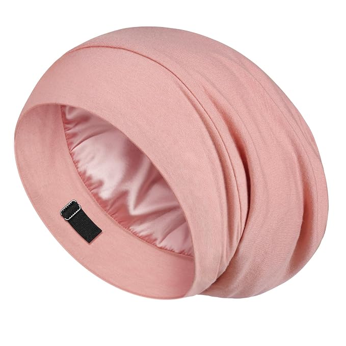 LULUSILK Mulberry Silk Bonnet for Sleeping Women, No More Frizzy Tangled Hair by LULUSILK