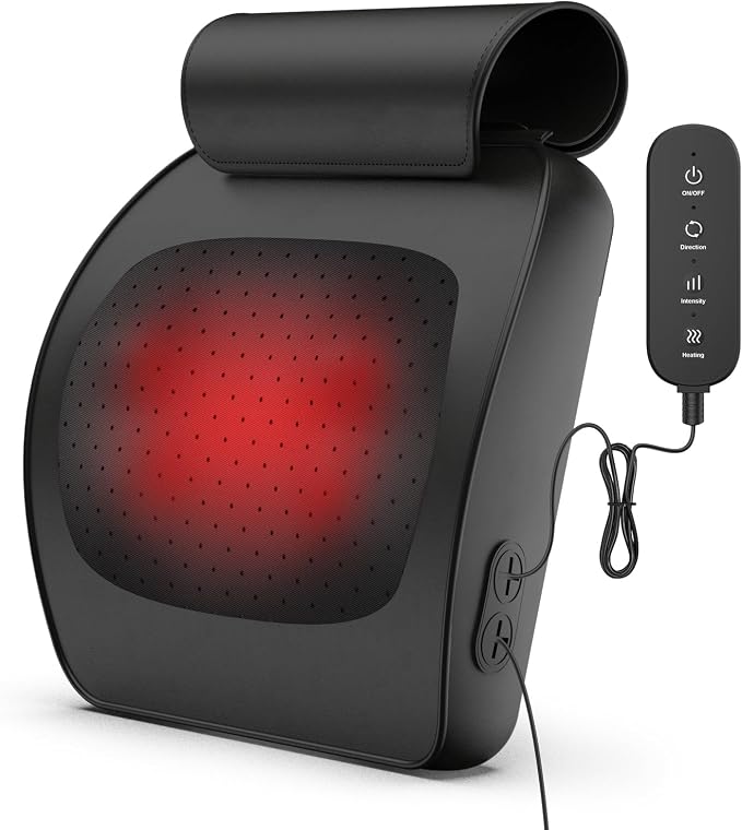 iKristin Back Massager with Heat, Shiatsu Neck Back Massager Pillow, Deep by iKristin