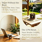 5 in 1 Incense Diffuser & Holder Set, Ceramic Aromatherapy Burner - Image 3