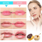 2 Pack Bee Lip Balm Honey Pot, Honey & Strawberry Lip Mask Propolis Lip Mask - Image 2