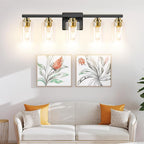 5-Light Bathroom Light Fixtures, Classic Wall Light Fixture - Image 9
