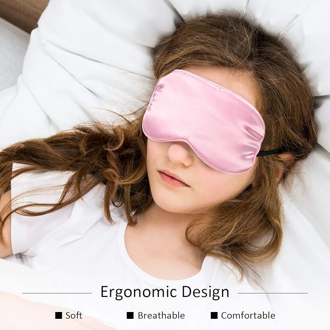 BBTO 8 Pcs Sleep Mask, Silk Eye Mask - Image 2
