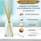 Urban Naturals Gingerbread Cookie Reed Diffuser Set - Image 2